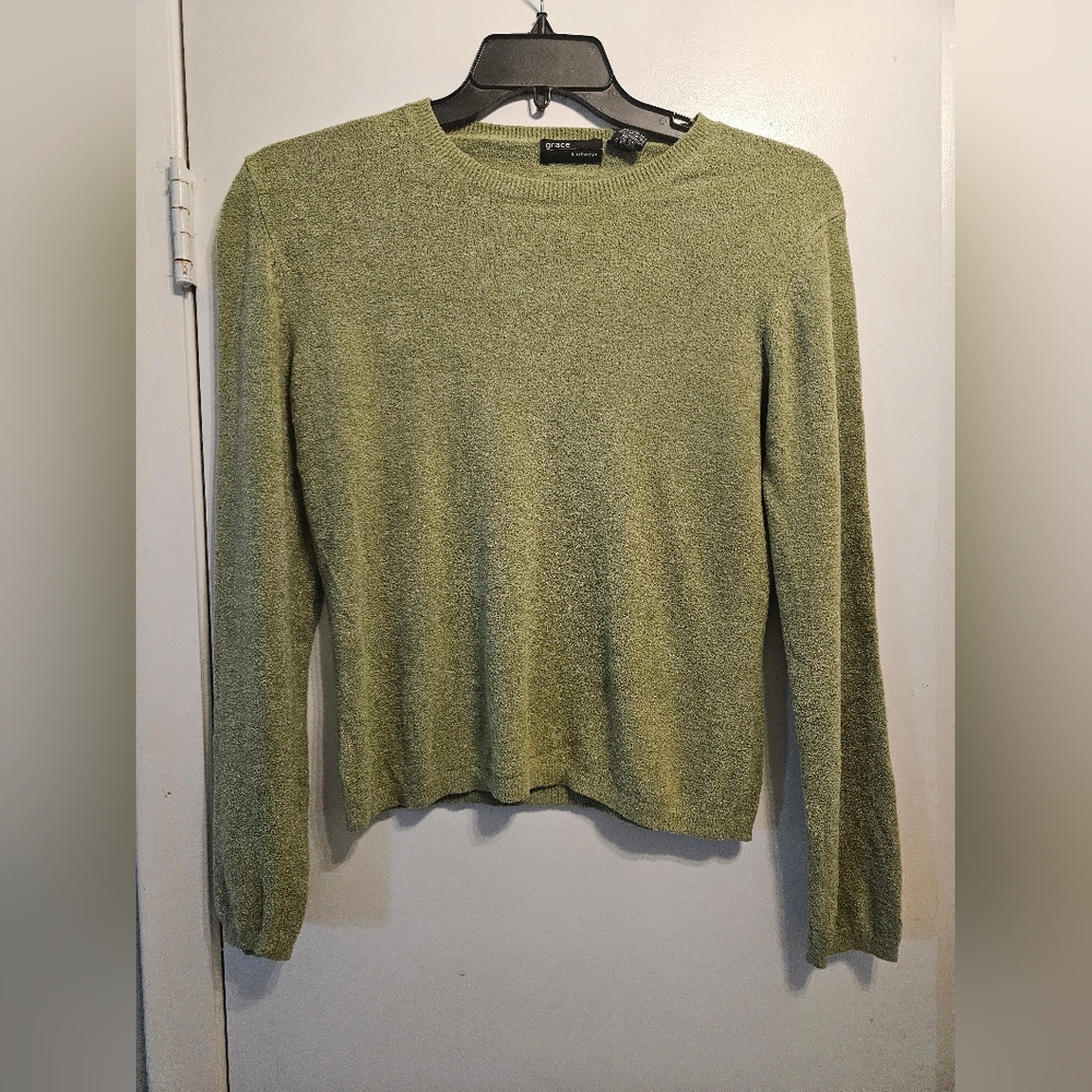 Grace Olive Sweater - XL